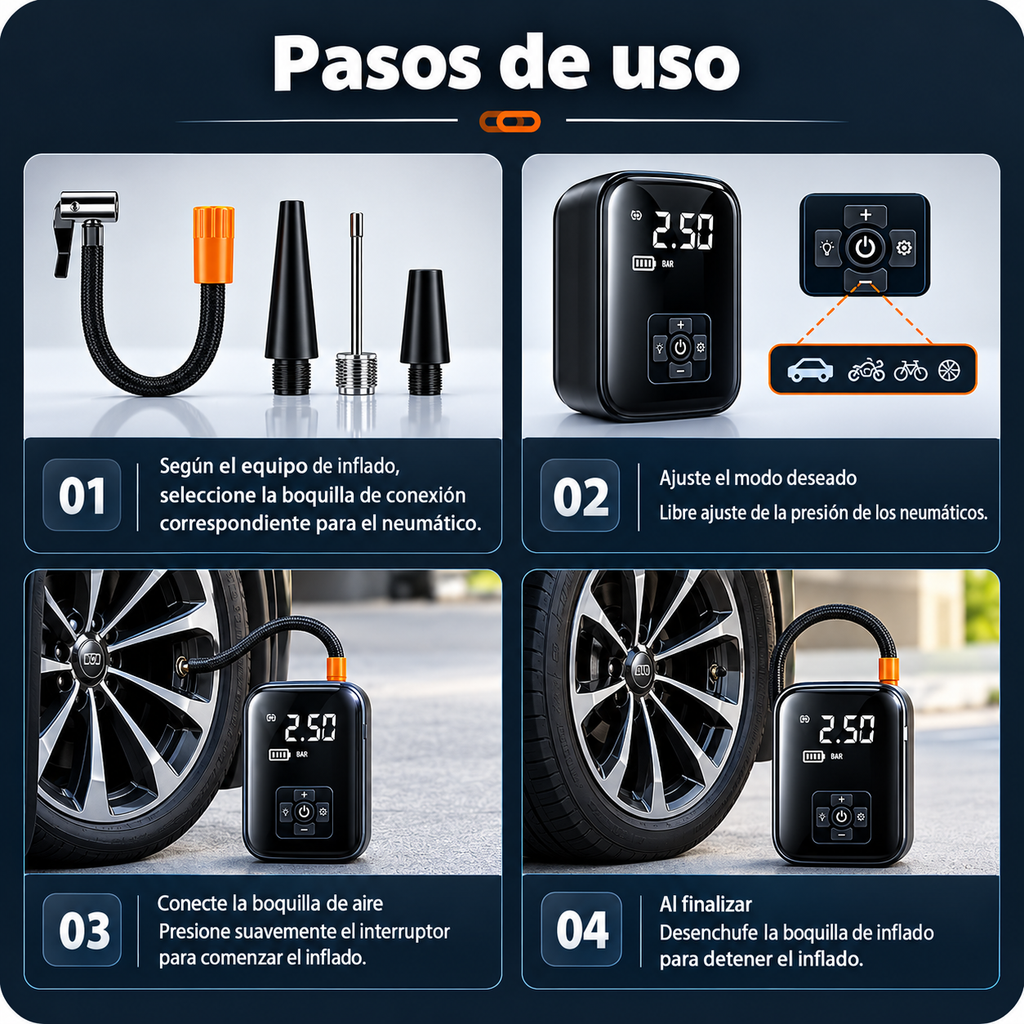 1Pc Wireless Car Air Compressor Air Pump Electric Tire Inflator Pump for Motorcycle Bicycle Boat AUTO Tyre Balls Inflatable